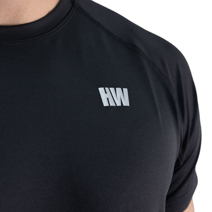 Polera Dry Fit HW SPX Manga Corta Hombre Black