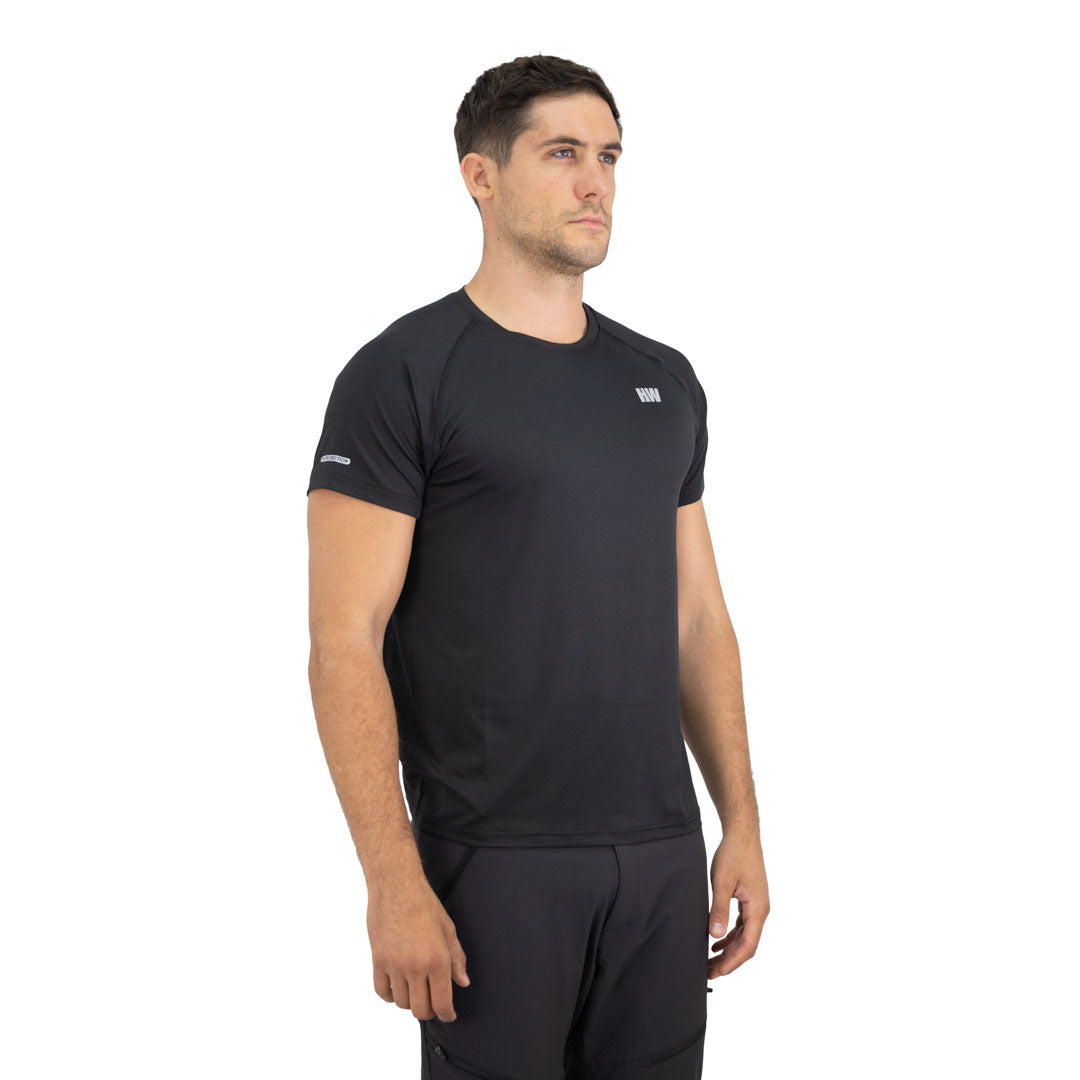 Polera Dry Fit HW SPX Manga Corta Hombre Black
