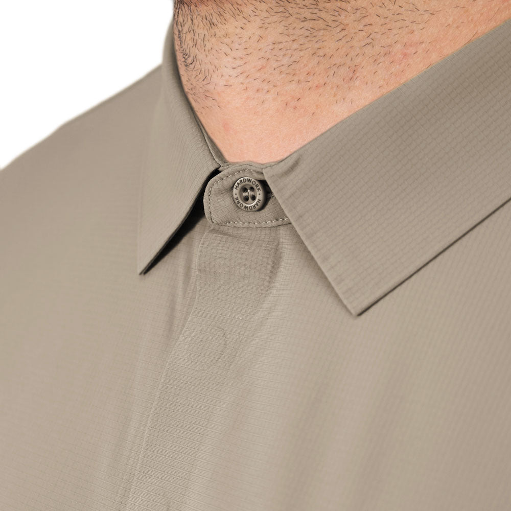 Polera HW Woods Manga Corta Oliva