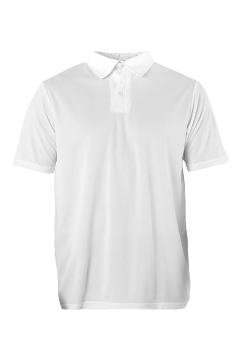 Polera Cooldry Quebec Manga Corta Blanco