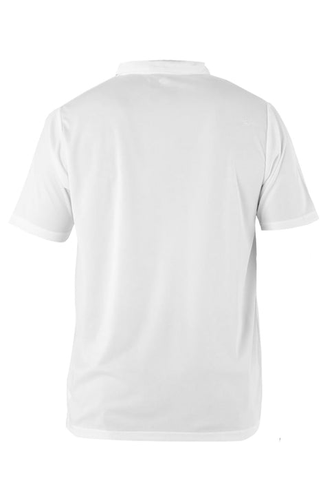 Polera Cooldry Quebec Manga Corta Blanco