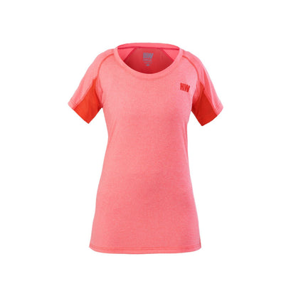 Polera Dry Fit Hw Spx Manga Corta Mujer Coral