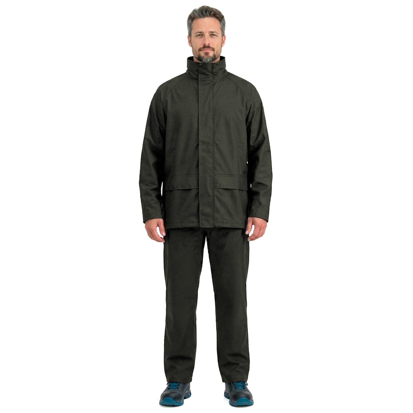 Traje Impermeable Alaska PU/PVC Verde Petróleo