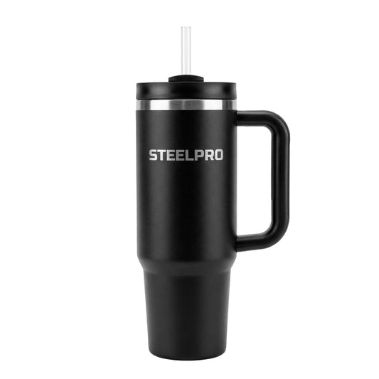 Mug Termico C/Bombilla Negro
