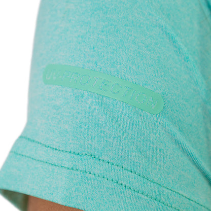 Polera Dry Fit HW SPX Manga Corta Mujer Aqua