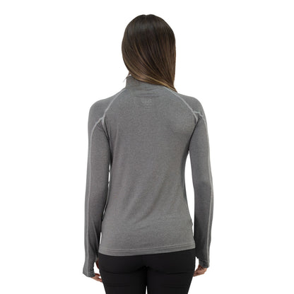 Polera Dry Fit HW SPX Manga Larga Mujer Carbon Grey