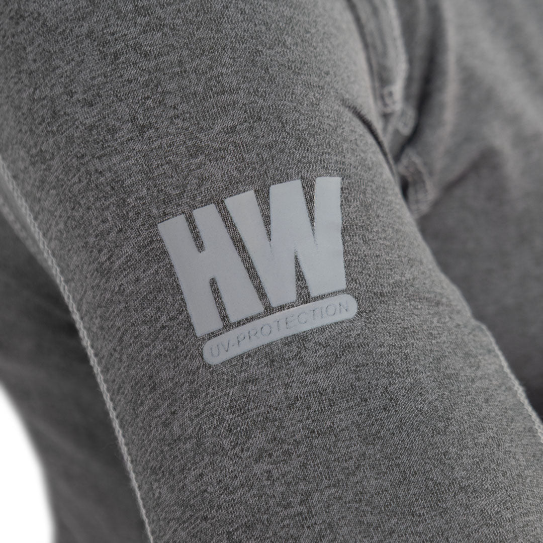 Polera Dry Fit HW SPX Manga Larga Mujer Carbon Grey