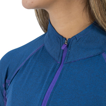 Polera Dry Fit HW SPX Manga Larga Mujer Deep Blue