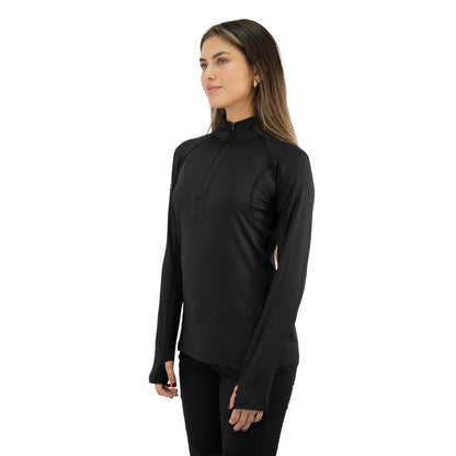 Polera Dry Fit HW SPX Manga Larga Mujer Black