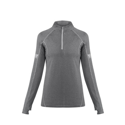 Polera Dry Fit HW SPX Manga Larga Mujer Carbon Grey